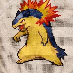 Bespoke Hand-Stitched Pokémon Portrait